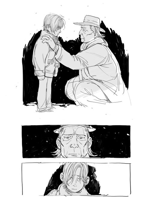 Commission for @gabapple of a scene between Yakov and young Viktor from their YOI FF written with @mamodewberry https://t.co/jaxZNlJzxj 