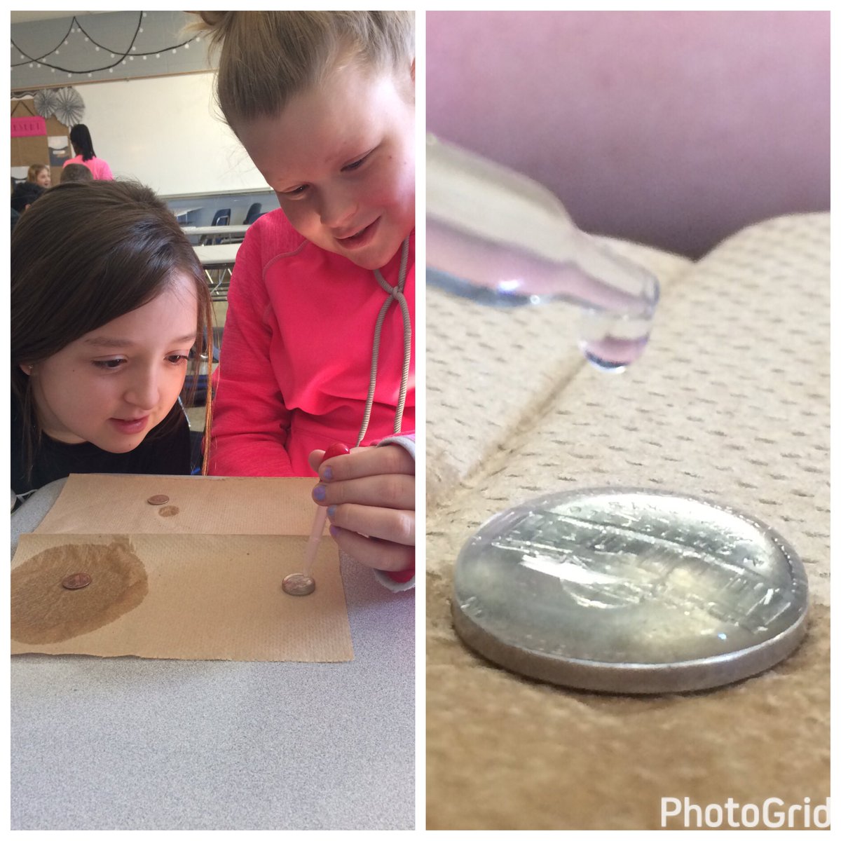 BNANHN's tweet photo. How Many Drops Of 💦 Will Fit On A Coin??? @WISWillard 
 #Science method
#Sciencefun https://t.co/ehedw8pCKk