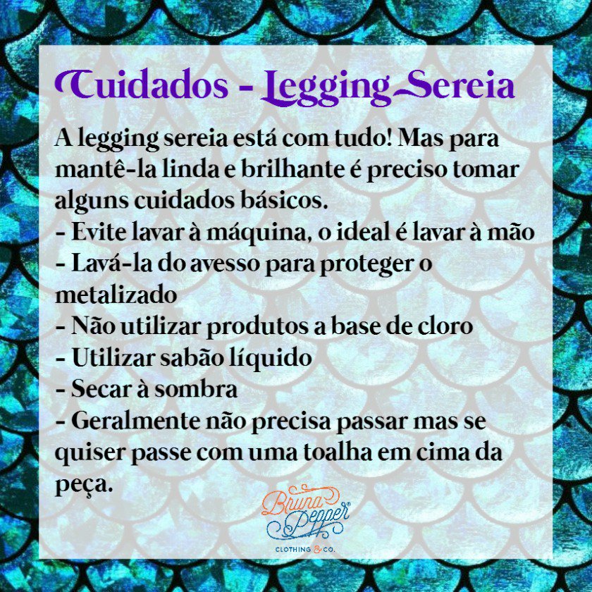 brunapepper's tweet photo. DICAS de Cuidados com a Legging Sereia! #leggingsereia #sereismo #cuidados #brunapepper https://t.co/GKyhjHszMw