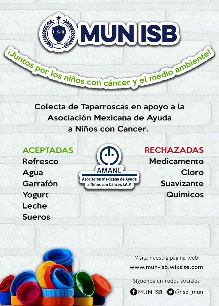 IsbMun's tweet photo. Hoy comenzamos nuestra campaña de colecta de taparroscas! https://t.co/FAInbMGYMi https://t.co/DvCjEbHCNM