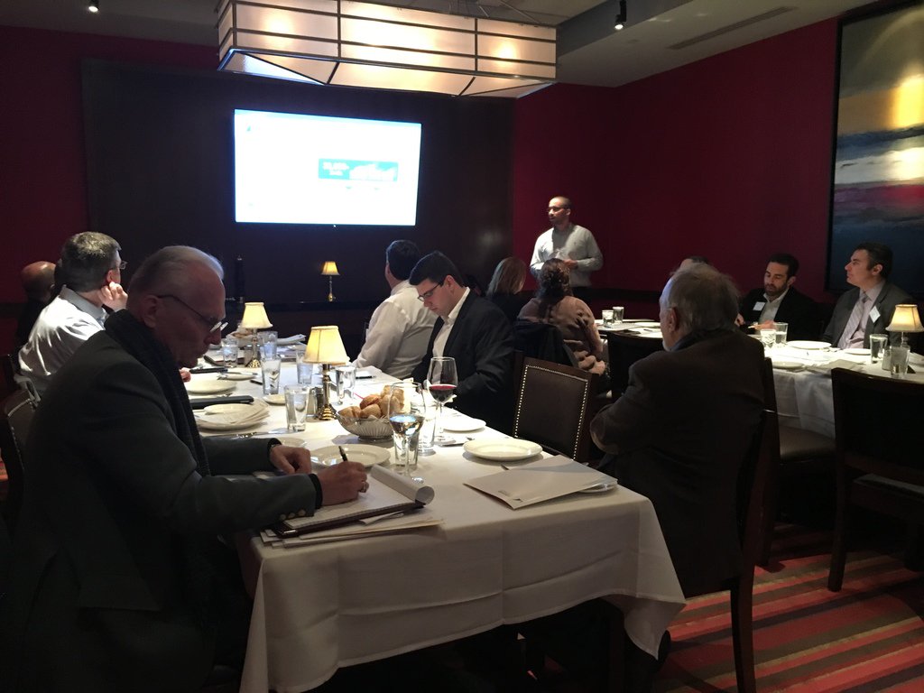 BarracudaMSP's tweet photo. Regional Account Director, Sean Lawless talkin' it up about how #IT providers & MSPs get #TotalDataProtection w/ us at @CapitalGrille! https://t.co/gh8LPTqjJX