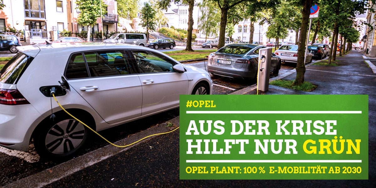 #Opel kann aus einer Krise eine grüne Chance machen: Ab 2030 nur noch #Elektroautos. Mehr zu Opels Alternativplan: spon.de/aeVlD