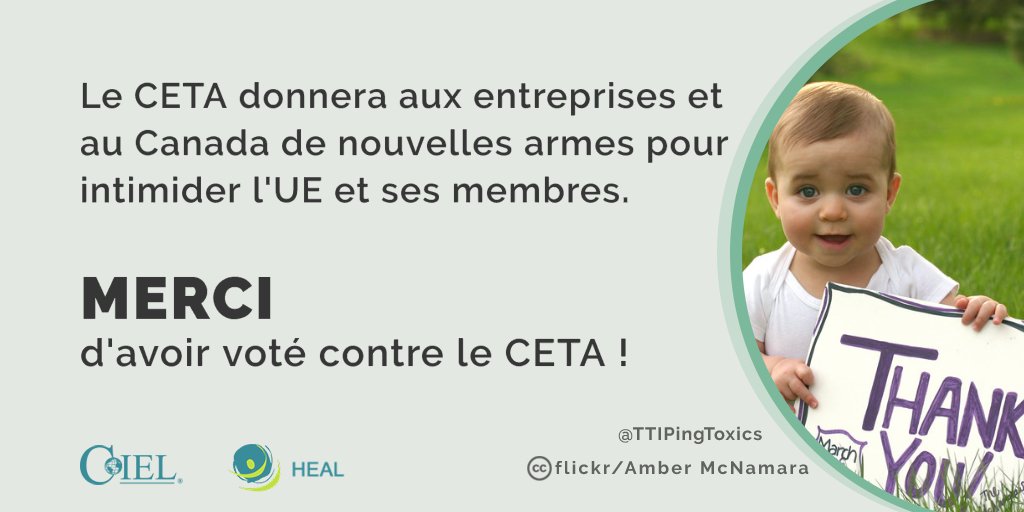 TTIPingToxics's tweet photo. .@VRoziere, merci d’avoir voté contre le #CETA, même si vos collègues ont voté pour. Les batailles nationales commencent maintenant ! https://t.co/oLKvJVZzmx