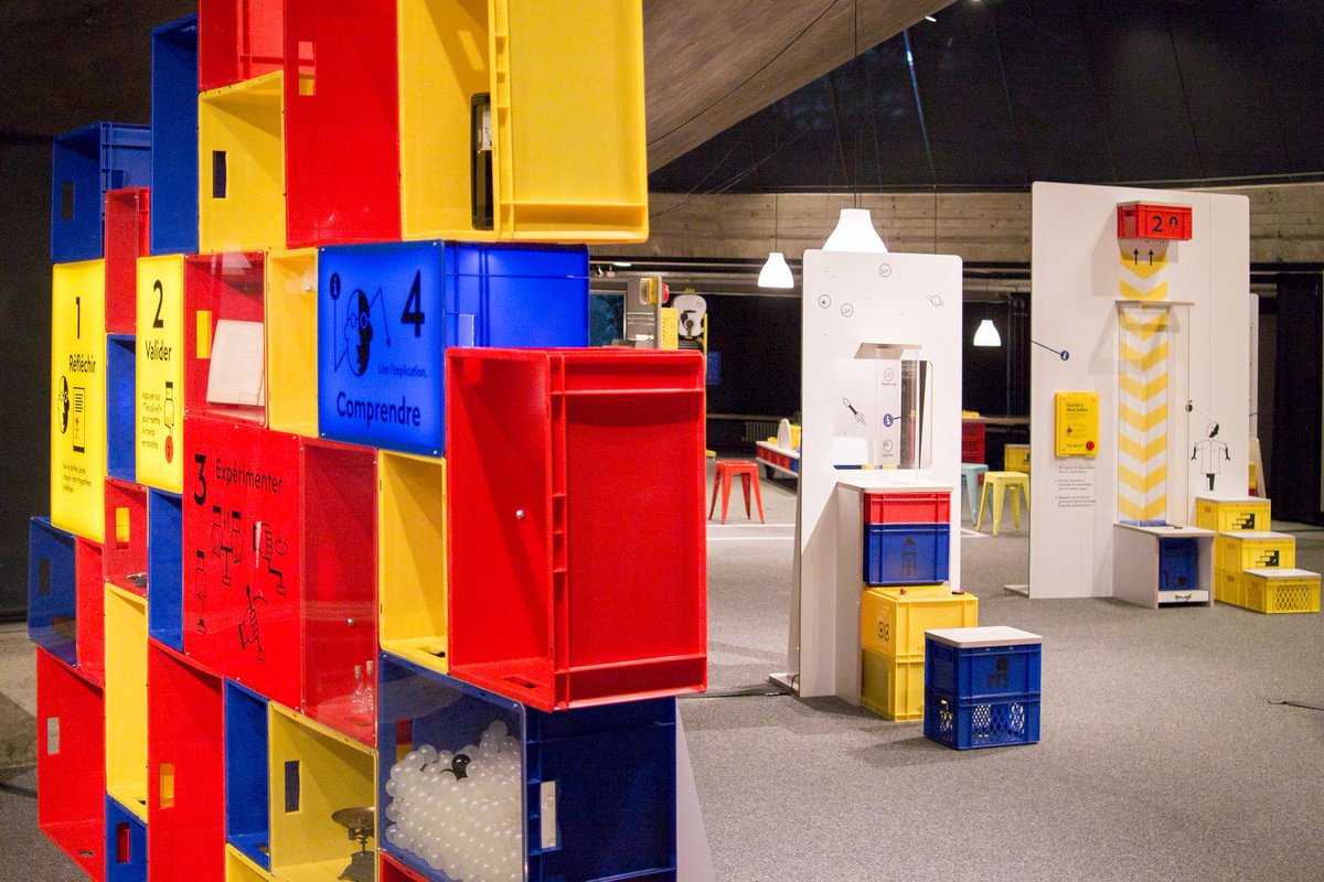 Ouverture de notre nouvelle expo T'ES SÛR-E ? Venez taquiner de la science en toute décontraction ! #lausanne #expo #sciences