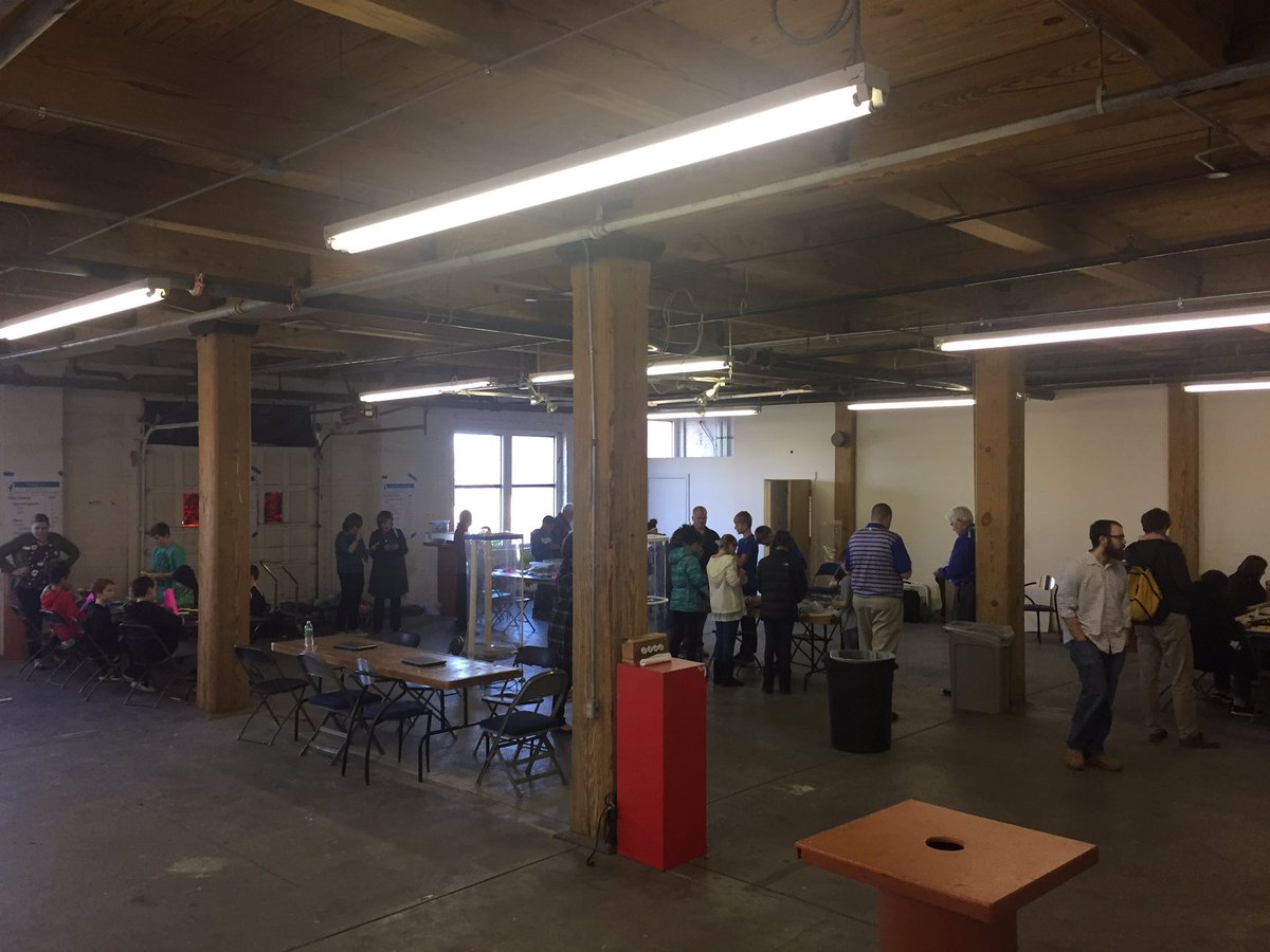 And here we go!!  ESU3's first Student Maker Faire is under way!  #esu3make