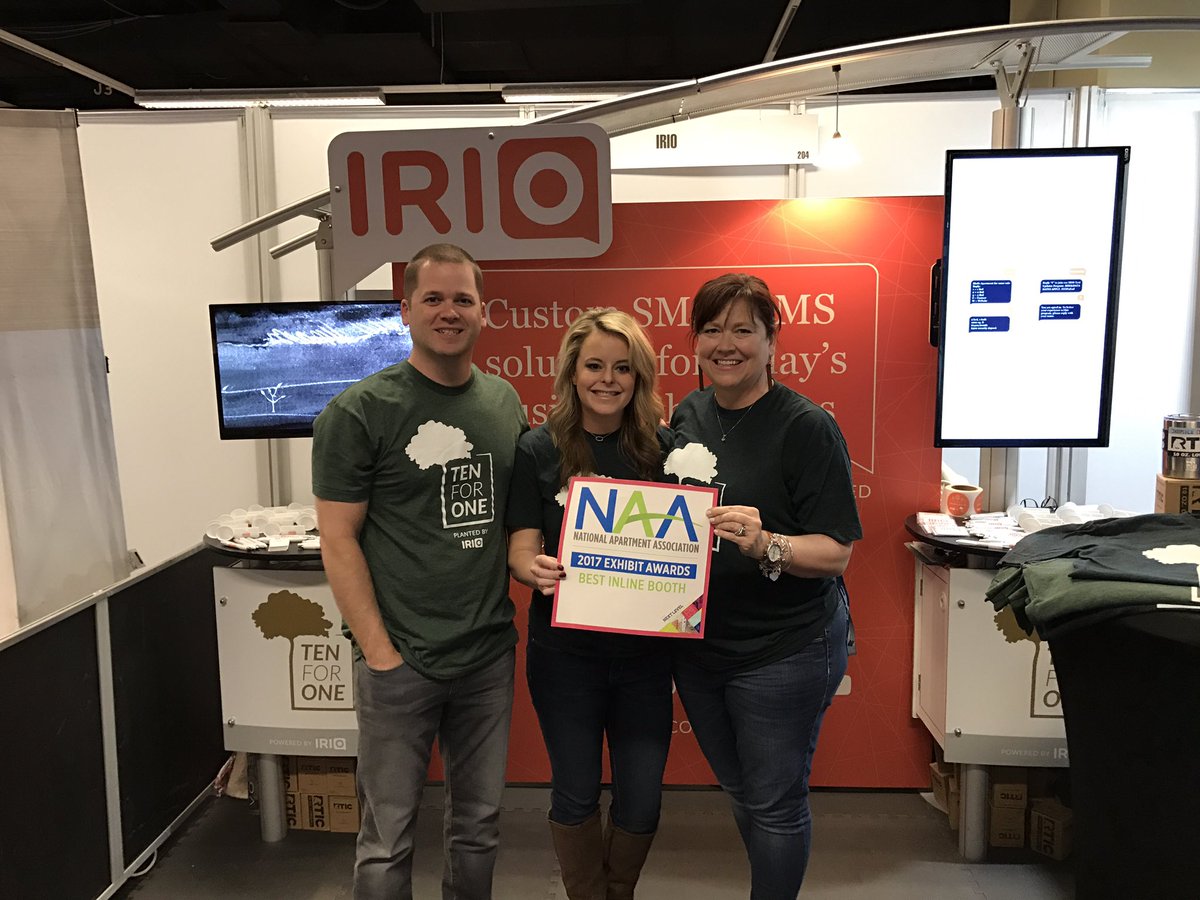 NAAStudentConf's tweet photo. @IRIOmobile Congrats on winning the Best Inline Booth #NAASHC17 https://t.co/FPnyoNGo5P