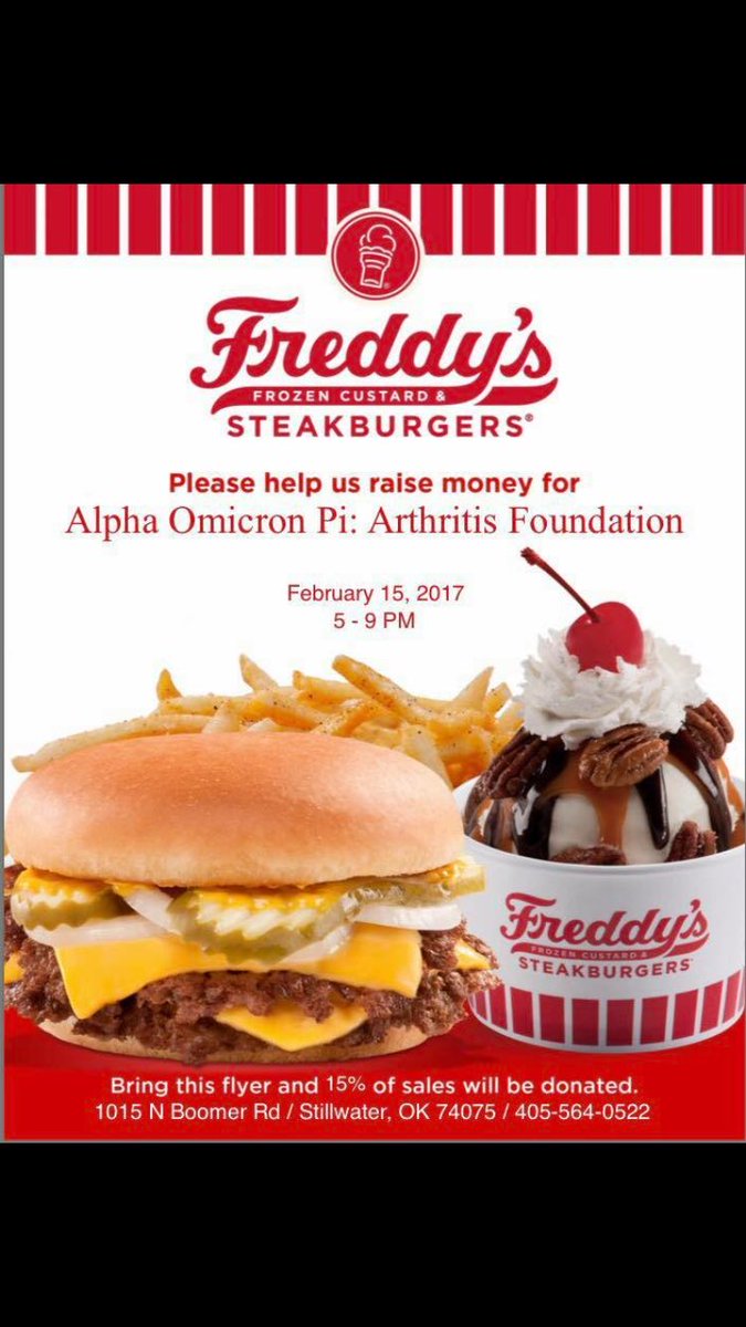 kelly_mmartin's tweet photo. Come out to Freddy's tonight and support the arthritis foundation 💙 https://t.co/RnzB4tjYIQ