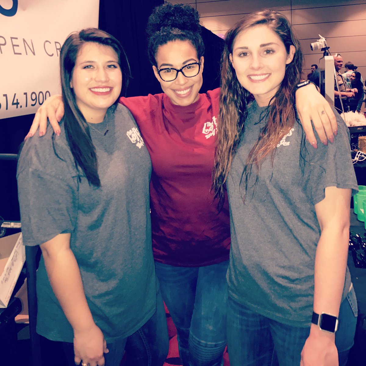 LoftsatWolfPen's tweet photo. We are STILL here at the Housing Fair, with our NEW t-shirts being put out at 12:30PM! 😊👍🏻👕 #tamuhousingfair2017 https://t.co/sNQQ8mKsJR