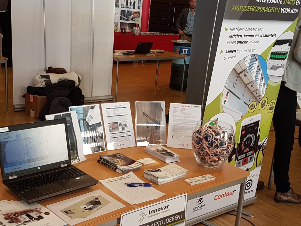 Vandaag stond Innovar bij de bedrijvendag bij het Saxion. Een leuke en interessante dag! Veel studenten mogen spreken.