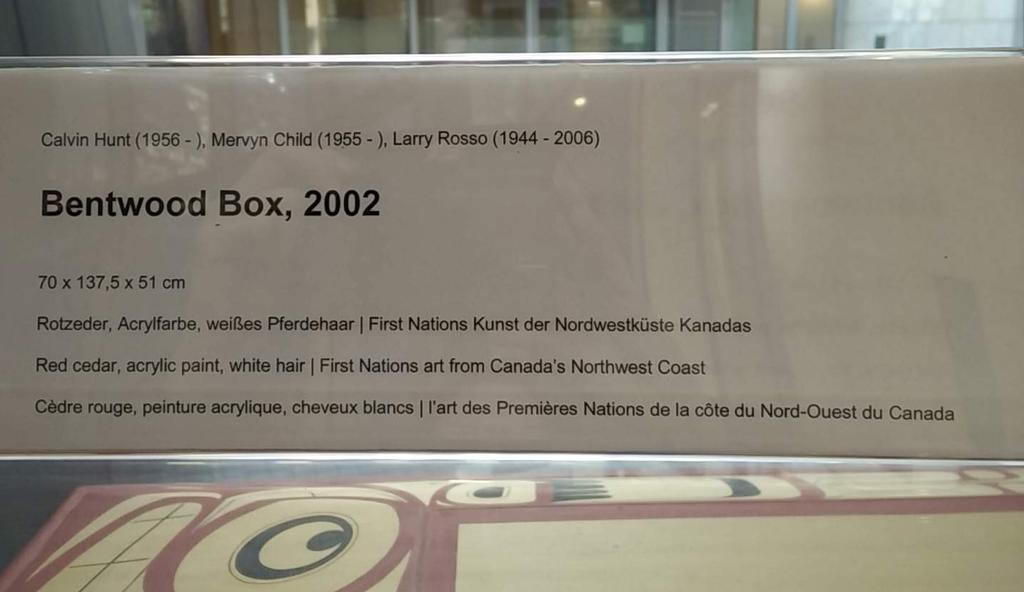 NativeSpiritUK's tweet photo. @berlinale #Indigenous Film. Embassy of Canada. Red Cedar BentwoodBox by #CalvinHunt #Mervyn Child #Larry Rosso #NWC https://t.co/iXTMnjV65p