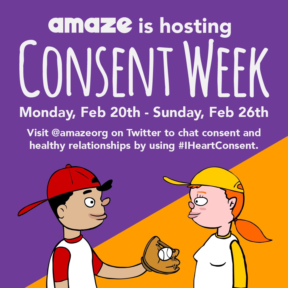 <a href="/IHeartConsent/">I Heart Consent</a> We can tell you ❤️ consent as much as we do! We'll be discussing the importance of consent during Consent Week #IHeartConsent