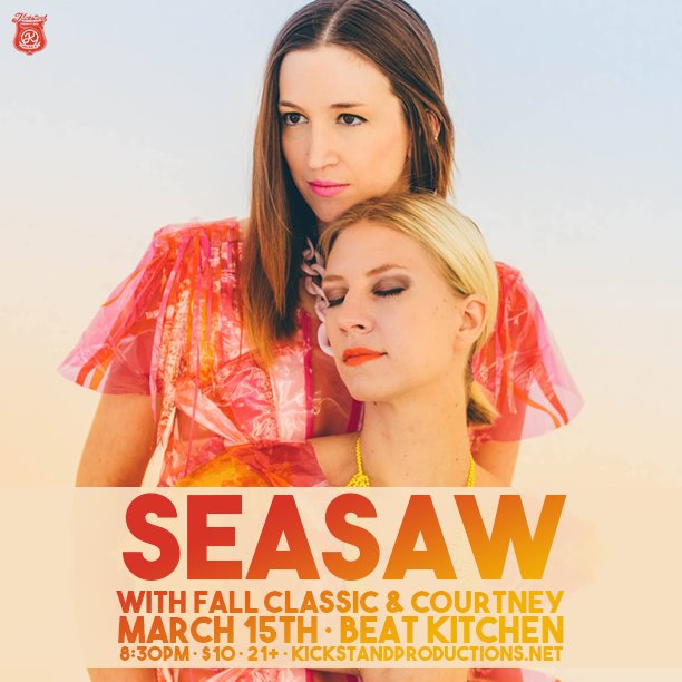 kickstandshows's tweet photo. JUST ANNOUNCED: @singseasaw with @fall_classic and Courtney on Wednesday, March 15th @beatkitchenbar! Grab your tickets today @ticketfly! https://t.co/j5BHqoztls