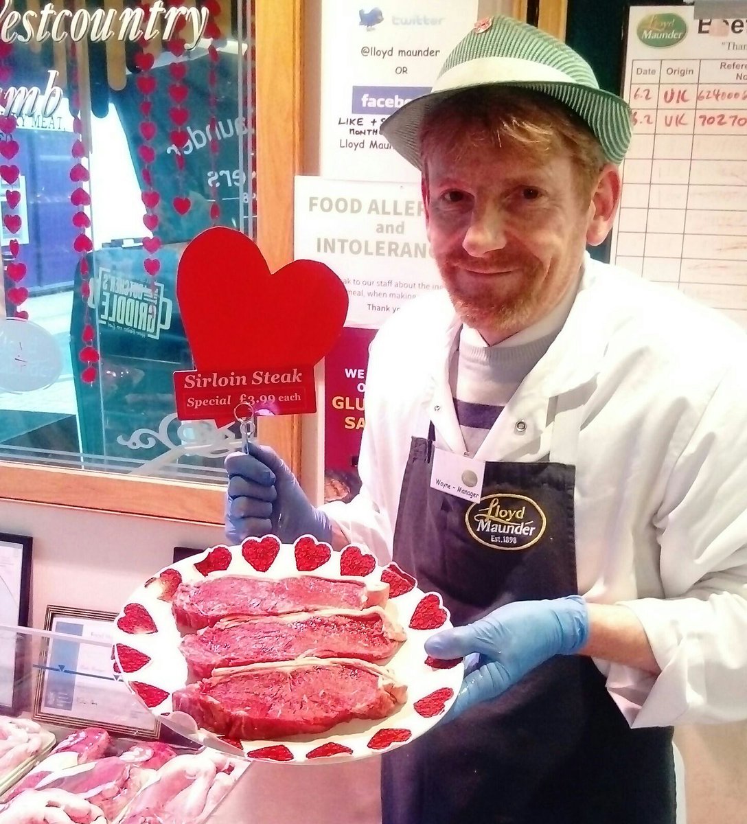LloydMaunder's tweet image. **SPECIAL OFFER** - 21 day matured English Beef Sirloin Steak - just £3.99 each! #AllThisWeek #ShopLocal #WestCountry #DevonHour