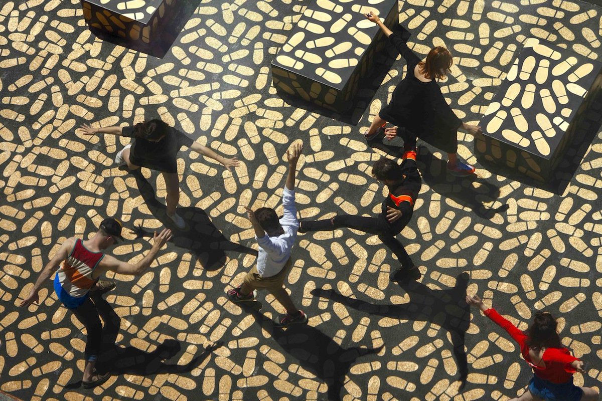 ProduceUK's tweet photo. 2017 Placemaking and Enlivenment Trends by Produce UK's @sofiadawe -A beautifully simple Dance Floor installation, - https://t.co/Mu5CfzP6aB https://t.co/U3ATIVFYLC