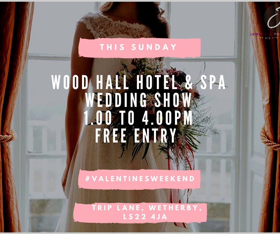 Events Shop (@eventsshop) on Twitter photo A perfect way to end your Valentine's Weekend! <a href="/WoodHallHotel/">Wood Hall Hotel</a> #WeddingShow #Sunday #Free #YorkshireHour A perfect way to end your Valentine's Weekend! <a href="/WoodHallHotel/">Wood Hall Hotel</a> #WeddingShow #Sunday #Free #YorkshireHour