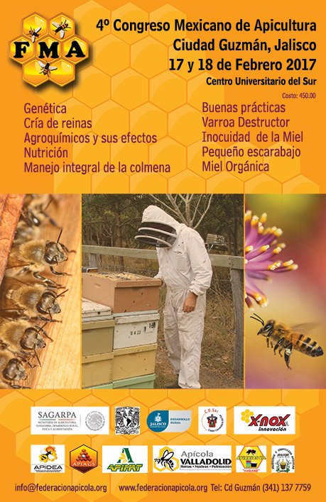 AbejasReina's tweet photo. Proximo viernes comienza el IV Congreso Mexicano de Apicultura https://t.co/sLUVLEPPKu