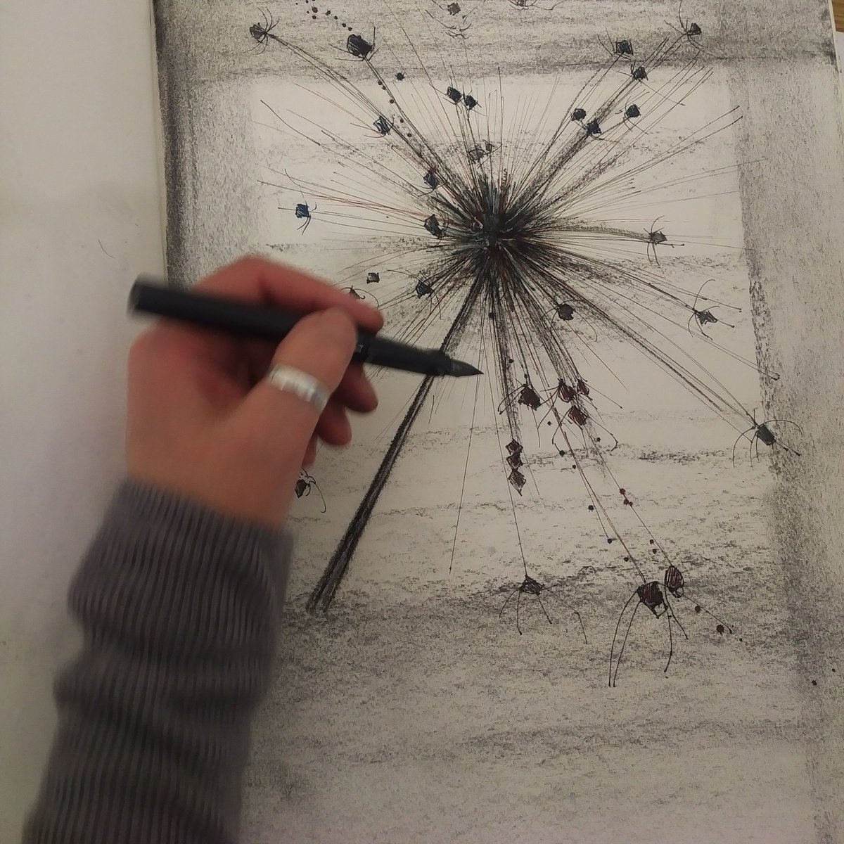memorypalace's tweet photo. #fineart drawing symposium workshop northycote farm day one material work and in the liquid realm  wolverhampton https://t.co/oACxeM9Rr8