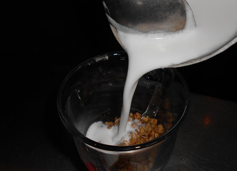 Once you try steamed milk over your granola, you will never try it any other way again!

#milk #granola <a href="/michelesgranola/">Michele's Granola</a>