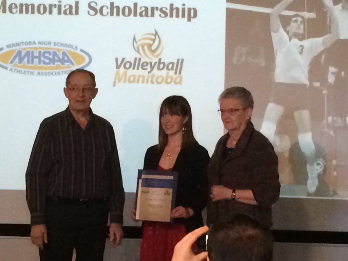 eltonsabres's tweet photo. Congrats to Georgia-Rae Maxwell for winning the Dale Iwanoczko scholarship from volleyball Manitoba and MHSAA. https://t.co/6yu0mXlatp