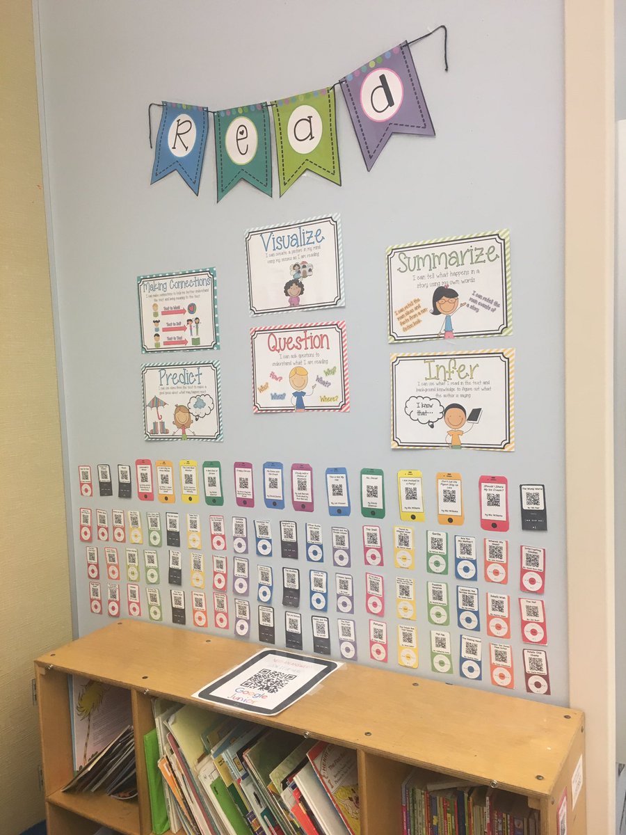 courtlonsinger's tweet photo. Trying to be innovative with my classroom library! #pete2017 @peteandc #edtechelem #2ndgrade https://t.co/1l3VYvcr74