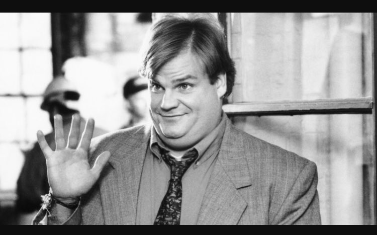 Happy 53 birthday to Chris Farley! Thank you for teaching me to be myself. 