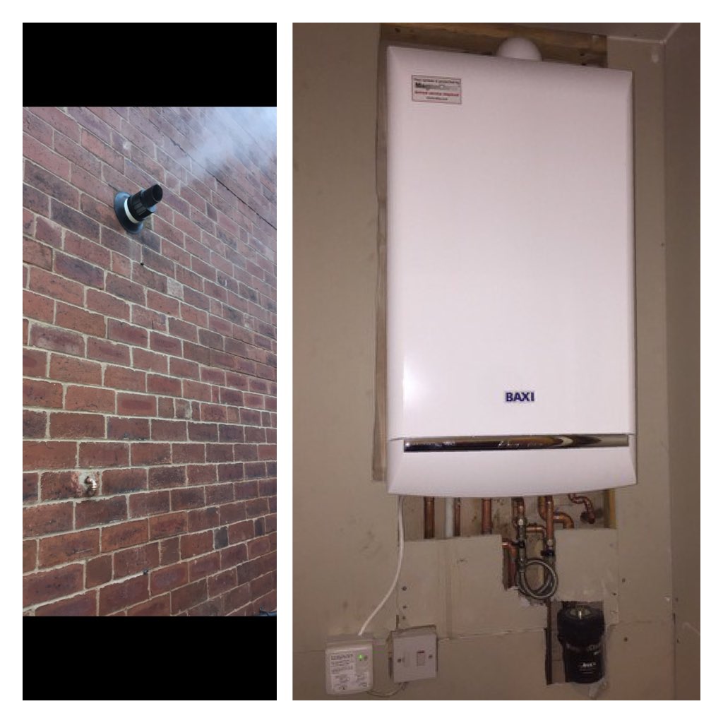 LHS01924835864's tweet photo. New @baxiboilers installed in a family home in #wakefield #today #baxi #boiler #flue #instillation #heater #plumber #besafe #deals https://t.co/lNpMHhXGyR