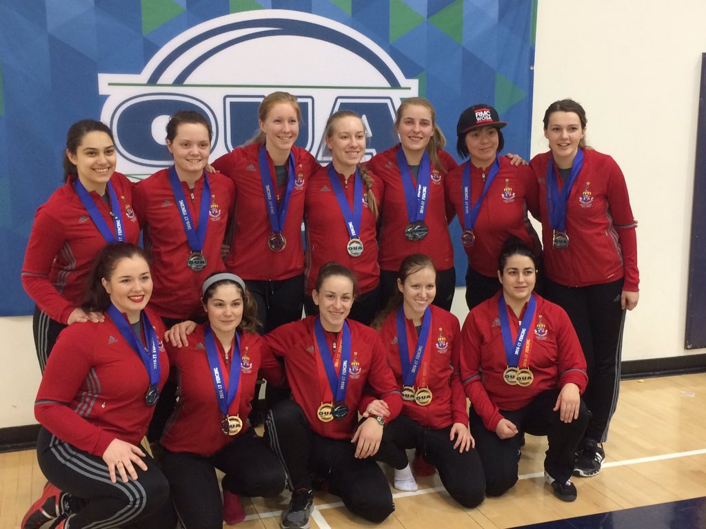 davidhowes27's tweet photo. So proud of our team for finishing second overall in the OUA &amp; Patricia Howes, #coachoftheyear for the third time! #rmcfencing https://t.co/cBaJphF3fn