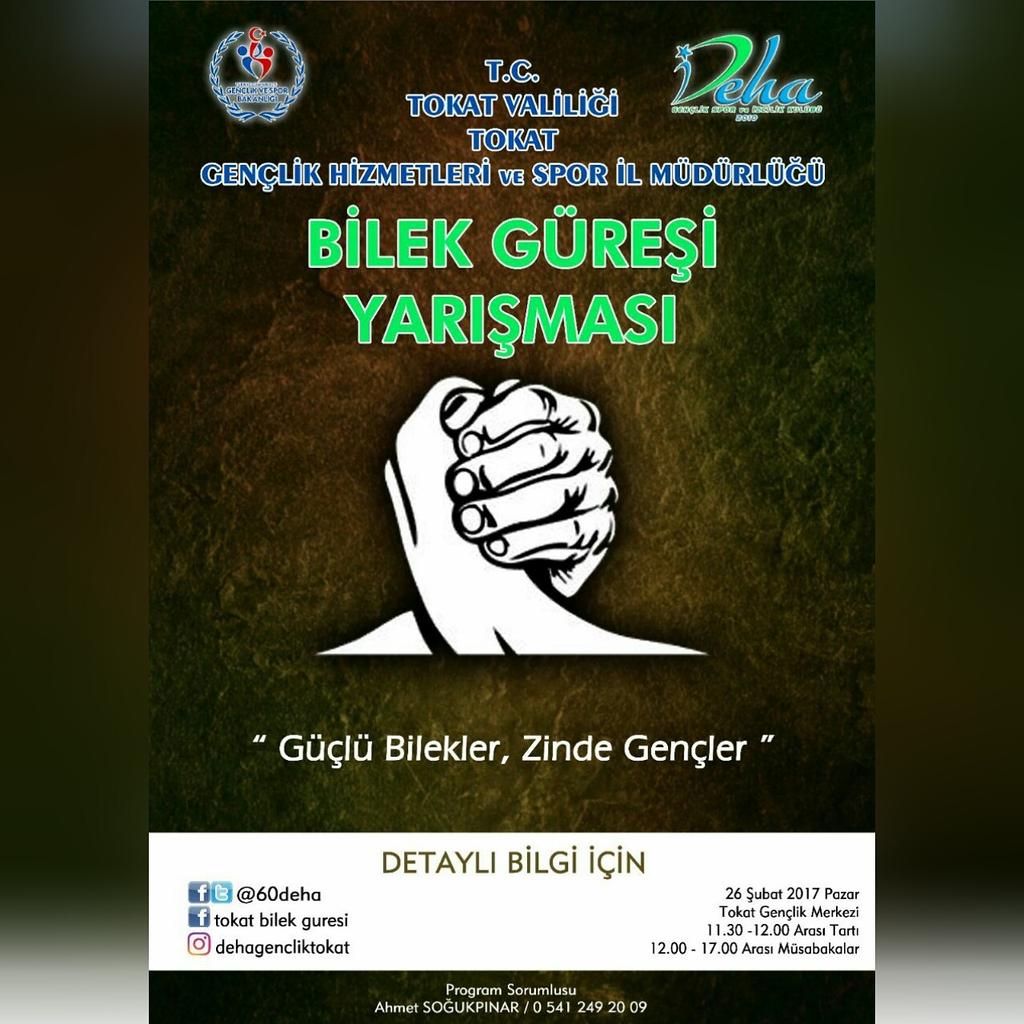 Beklenen yarışma günü belirli oldu.
Başvurular ve detaylı bilgi:
Sosyal Medya hesaplarımıza ve Program Sorumlusuna yapılacaktır.