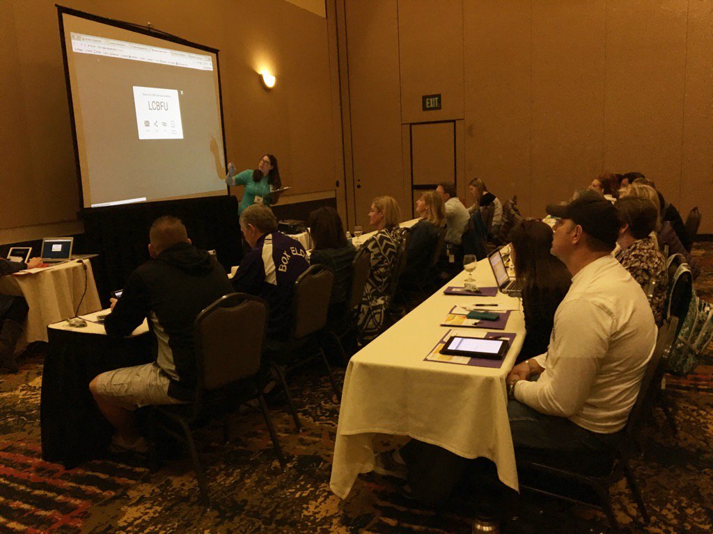 Sharing the <a href="/nearpod/">Nearpod</a> <a href="/CommonSense/">Common Sense Media</a> Media lessons at the Choices Conference <a href="/deweykatie/">Katie Dewey</a> #DigitalCitizenship