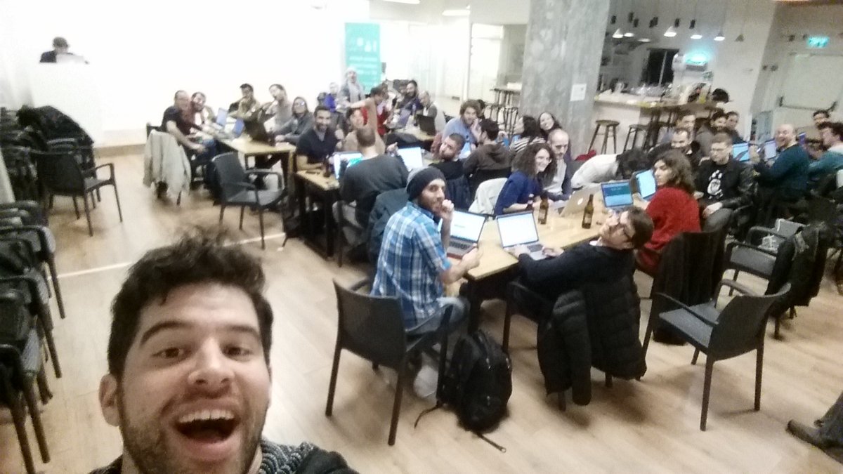 shai_reznik's tweet image. Giving back to #opensource in the #goodnessSquad meetup by #jsIsrael @amitzur  working on #angularcli @mozilla &amp;amp; others... :)