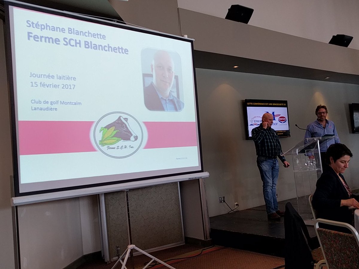geobastien's tweet photo. @fermesch en conférence à La Journée Laitière Lanaudière! https://t.co/3U32fGgFaM