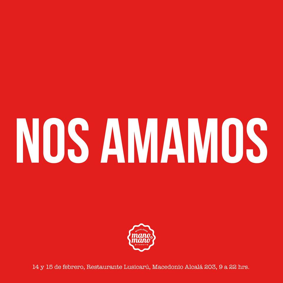 Revista_mujeres's tweet photo. Feria @manoamanotd Edición febrero "El ❤ está bien pinche bonito"
#Muchitos #Textiles #Joyería #Libretas #Agendas #Plática #UnMundoRaro https://t.co/CyuVWKKyw6