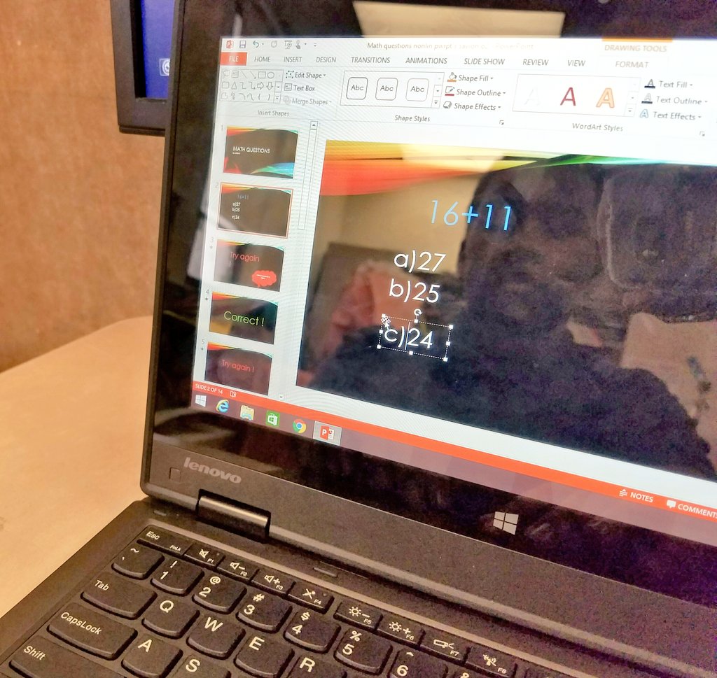 WestportAcad01's tweet photo. Mr Rauh's student learning how to create #nonlinearpowerpoint https://t.co/DVAvyWVrYX