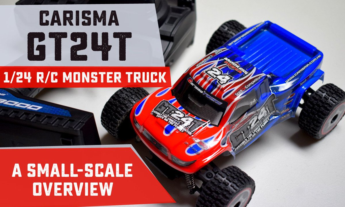 RCNEWB's tweet photo. First Impressions of the @carisma_rc GT24T 1/24 monster truck. https://t.co/IPiN10U919