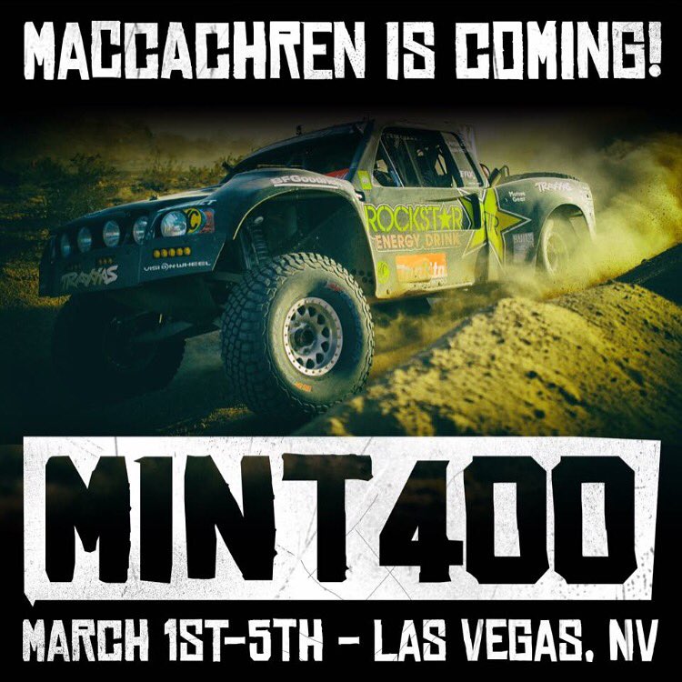 UndauntedA's tweet image. @TheMint400Race Is Coming Up Fast. @21RobMac Is Ready. Looks Like Another Great Year Of Racing.  #undauntedapparel  #mint400 #robmac