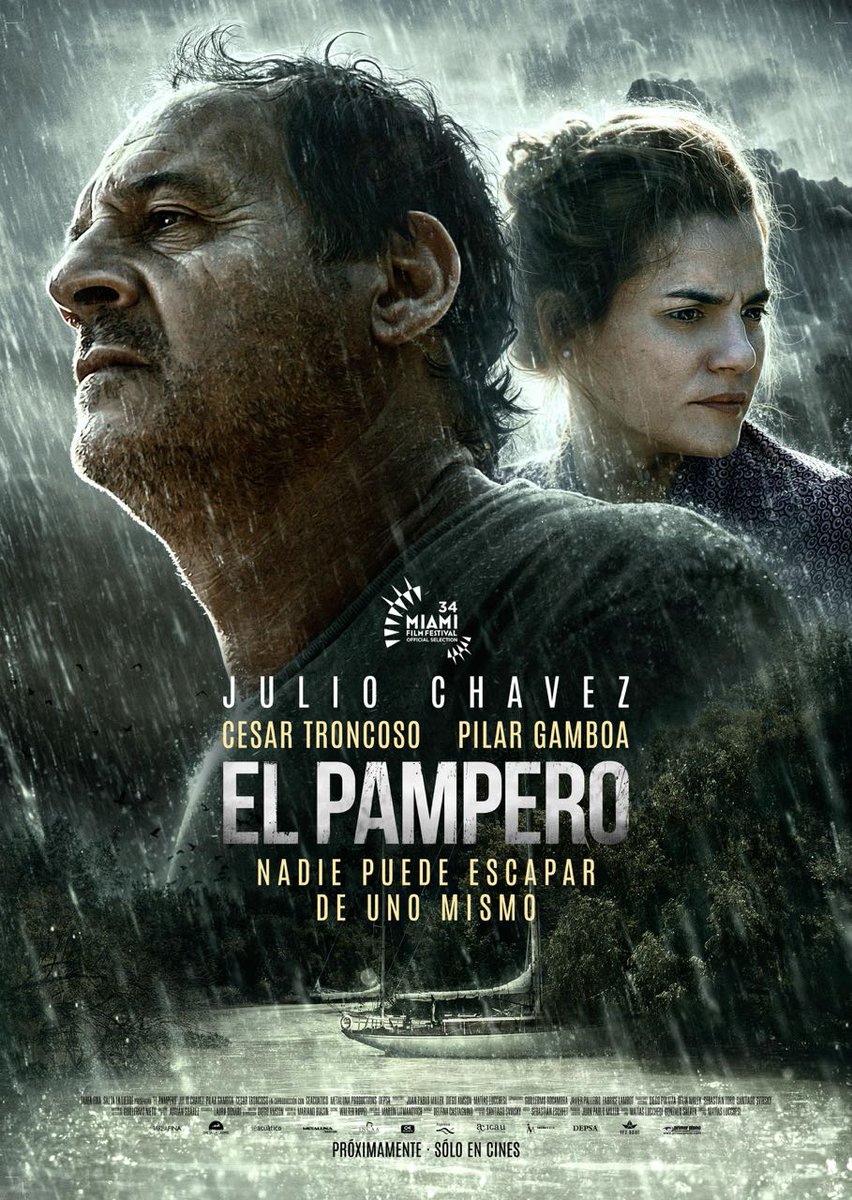 TPagencia's tweet photo. #ElPampero protagonizada por #JulioChavez tendrá su estreno mundial - #9DeMarzo #MiamiFilmFestival. Dir. #MatiasLucchesi @tareafinacine https://t.co/ZXgjHIOVeR