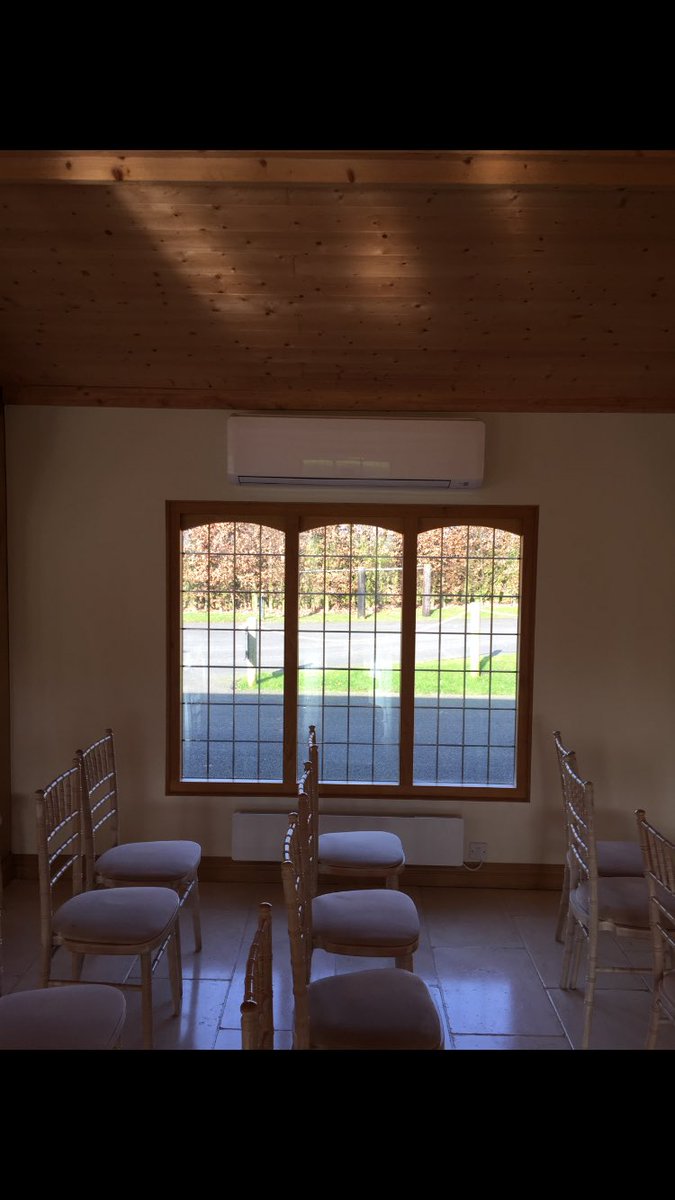PerfectTempEng's tweet photo. Another install boxed off by the Perfect Temp team in a stunning chapel at Colshaw Hall. Find out how A/C can benefit your business today! https://t.co/ZfsSBRbGZC