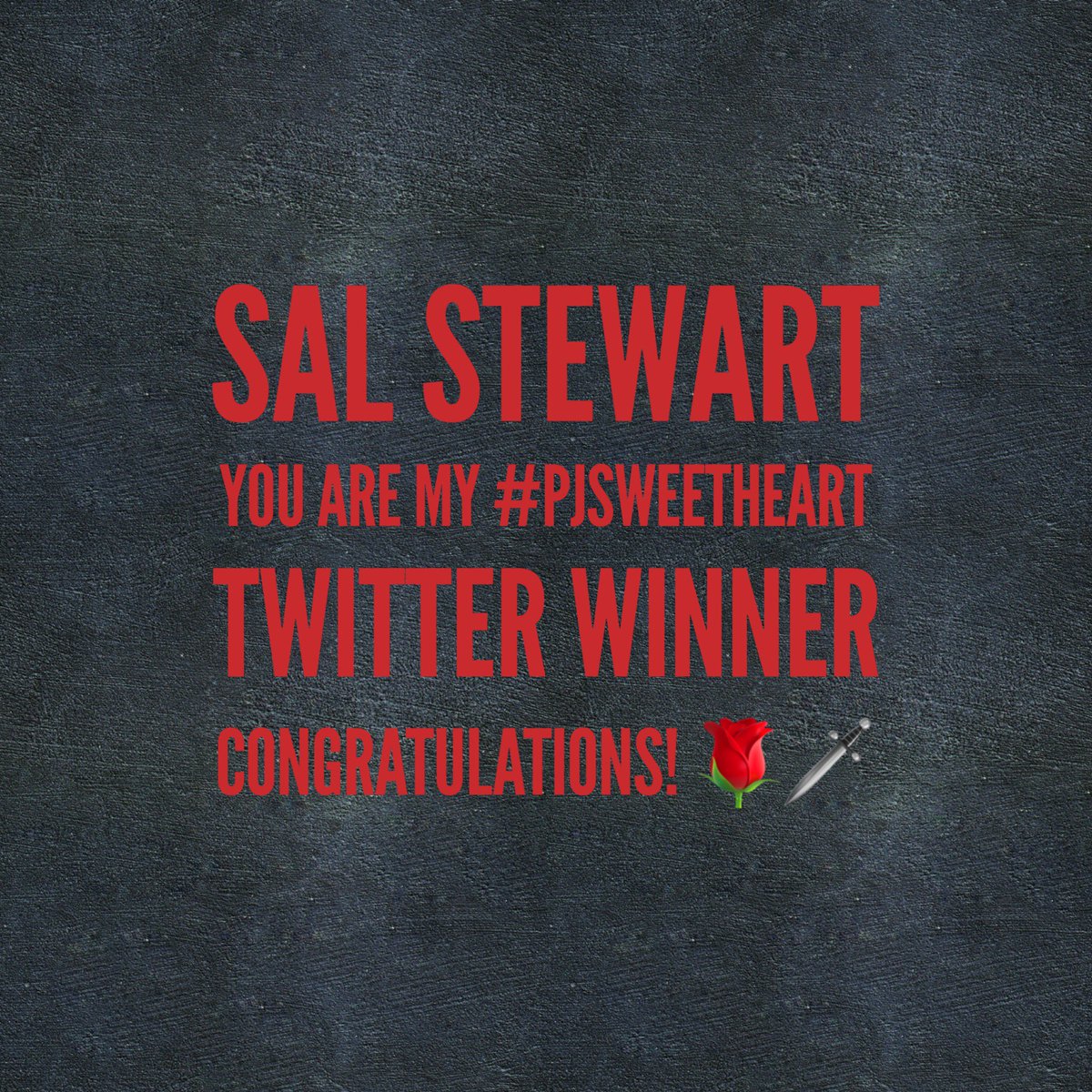peterjamesuk's tweet photo. @Sallyst83540181 You are my #PJSweetHeart Twitter winner! Congratulations! Please DM me your details. https://t.co/Z7yx12qLZX