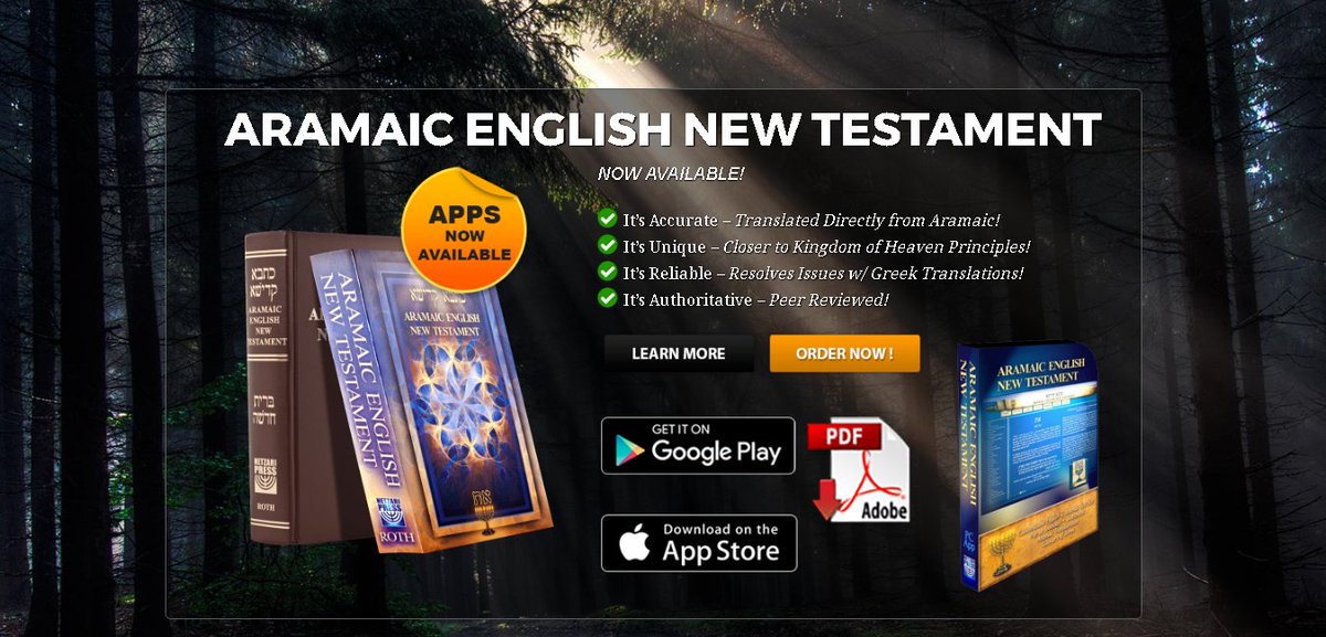 AauraBo's tweet photo. @AramaicENT Love these #Bible #Apps!!! The Aramaic English New Testament in PC App, #GooglePlay, #iPhone #iPad https://t.co/mNU2RHvMUc https://t.co/3z8W8wsarZ