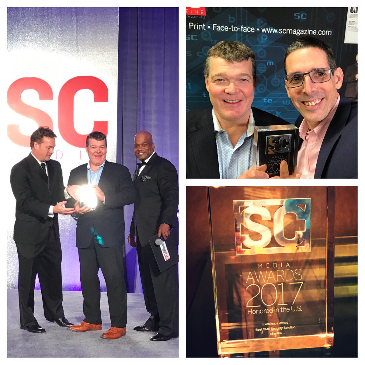 eSentire's tweet photo. 🏆Took home Best SME #Security Solution @SCMagazine Awards! 🏆 Read why our MDR services are award-winning: https://t.co/15G0LmHRhf https://t.co/KEXLHLVi63
