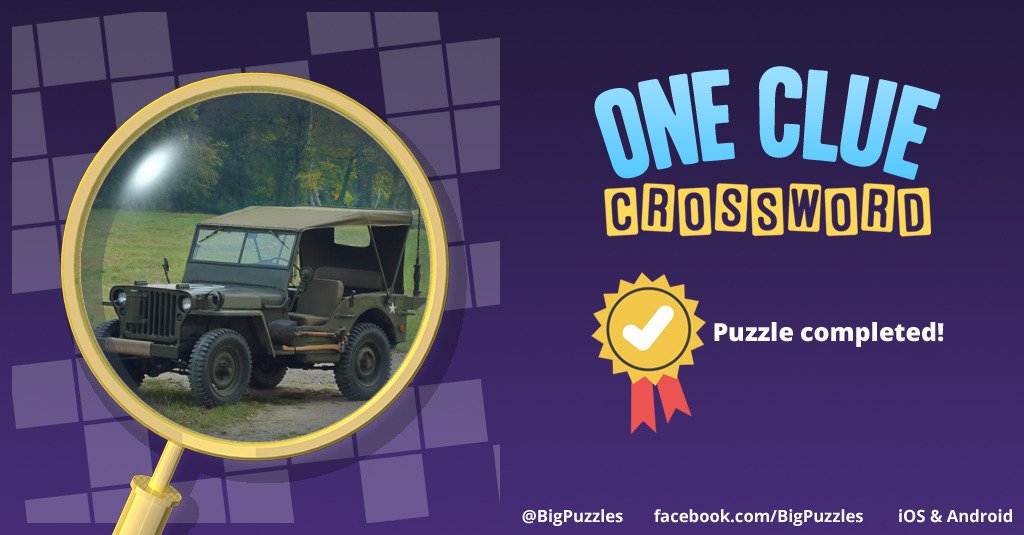 massabling's tweet photo. I completed a puzzle in One Clue Crossword. Play now for free!
https://t.co/DwAl3bykfu #OneClueCrossword https://t.co/oZusAqW13m
