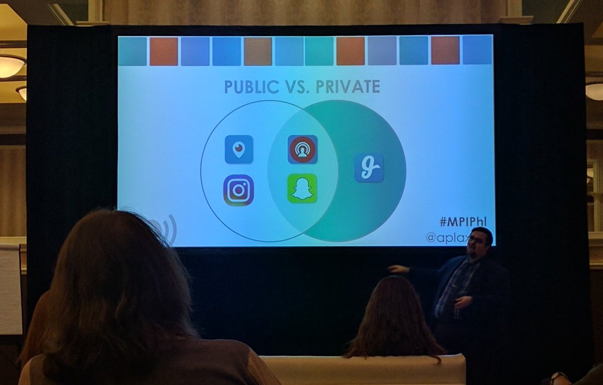 KamprathG's tweet photo. Public versus private live streaming platforms #mpiphl education institute https://t.co/U8zNXfiSQQ