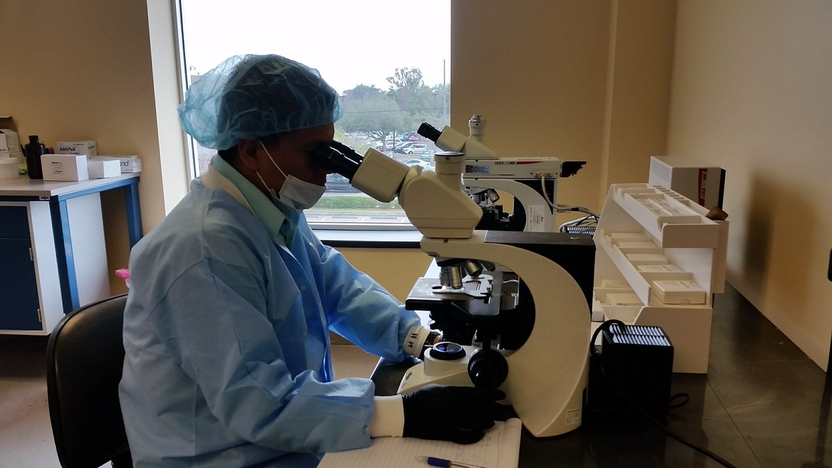 nfstc's tweet photo. Up in the #DNA lab - the @StateINL students are #bioscreening mock cases. #Training #forensicscience https://t.co/mHsqacnfFJ