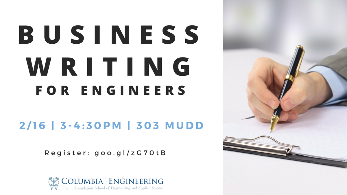 CUgradSEAS's tweet photo. Want to score that dream job/internship? Be sure your writing gets you an interview! Tomorrow, 3pm, Mudd 303
#SEAStheWORLD #writetherightway https://t.co/zG27diyovr