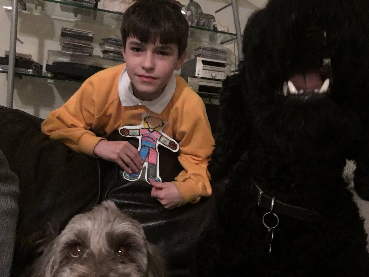 showmemcr's tweet photo. #flatcharlotte has had a lovely time visiting grandparents, playing with the dogs &amp; eating strawberries 🍓@scampbellkenny @dseiggel @kandrew https://t.co/DzdIiaTxFH