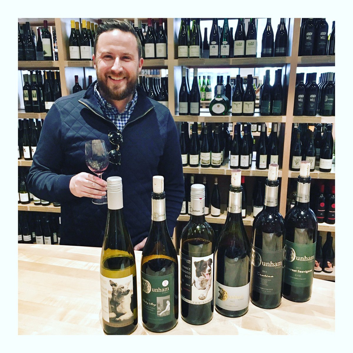 AlwaysLoveWine's tweet photo. Loving @dunhamcellars from #wallawalla #wawines #XVIII #trutina #syrah #threeleggedred #shirleymays #fourleggedwhite #wine #cab #sauv https://t.co/tClTuUMHKL