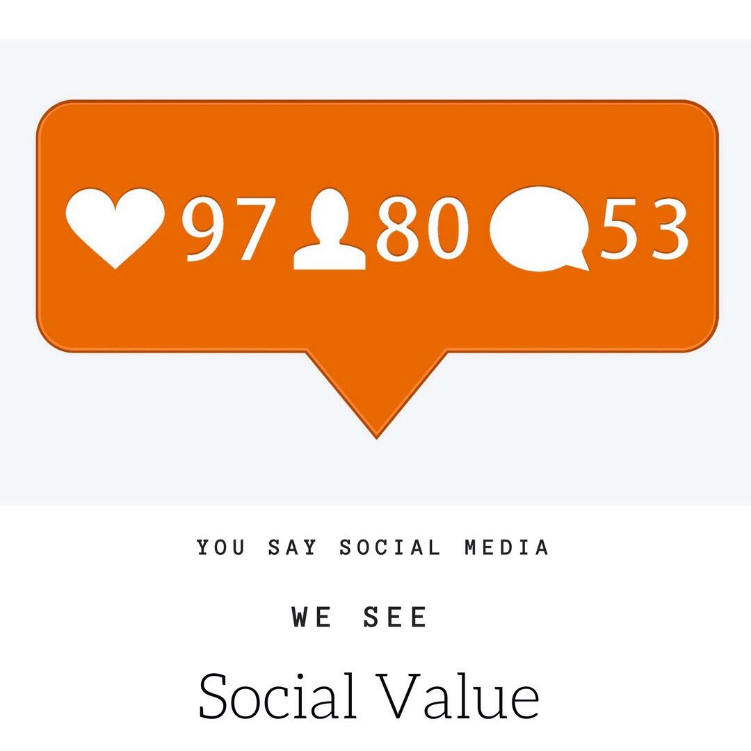ControlZHuB's tweet photo. Social value = social media + meaning https://t.co/nGAko5eE3h