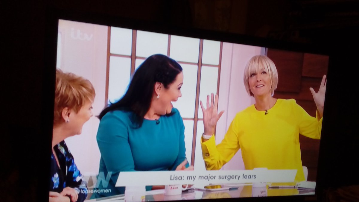 ChrisJW1987's tweet photo. Oh crumbs, i got a bit choked up with @Reallisariley @loosewomen #GoodLuckLisa sending you lots of positive vibes #LooseWomen https://t.co/LKuyIc6oU8