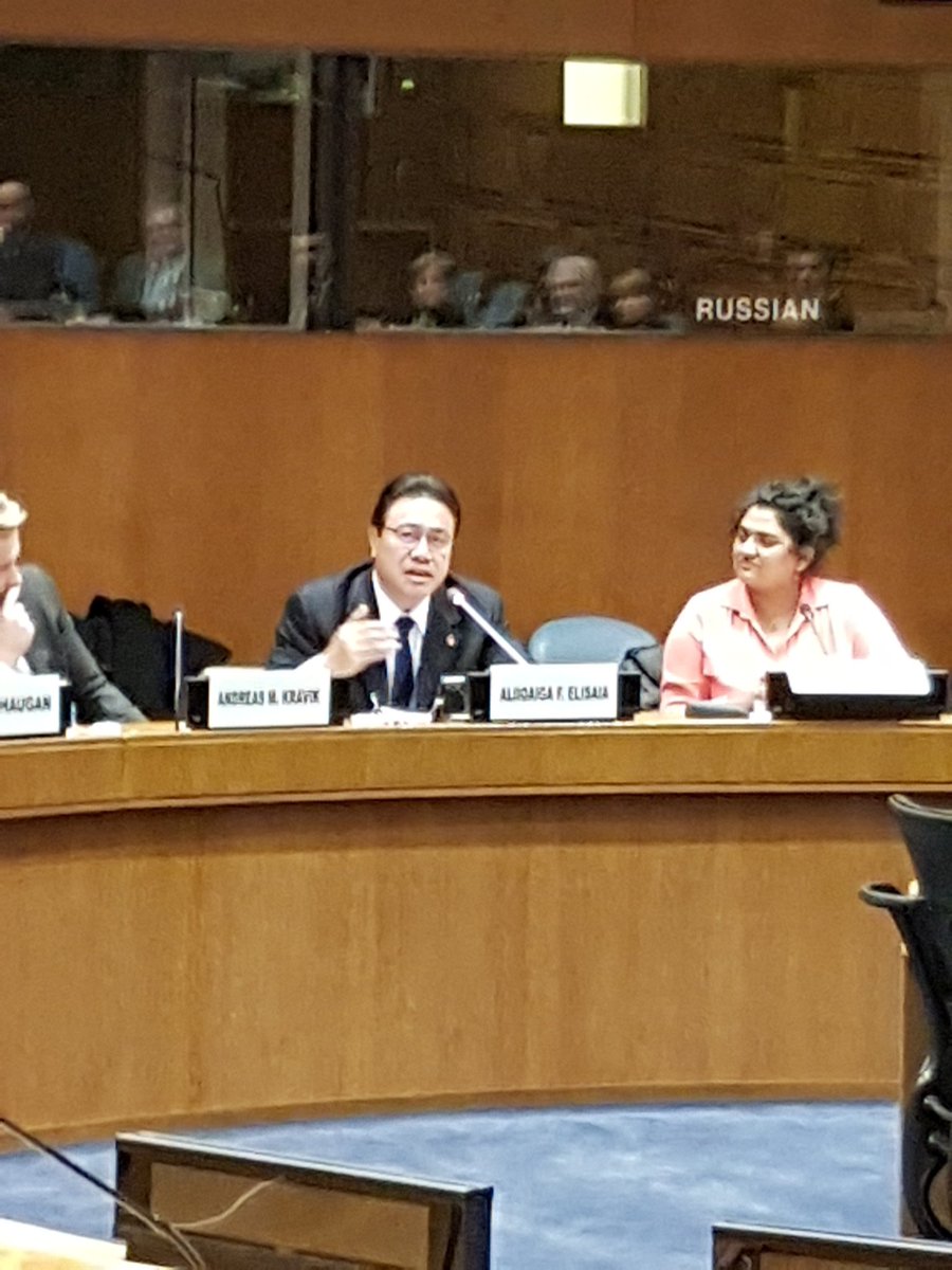 IocUnesco's tweet image. "No one has monopoly over good ideas" @samoagovt UN Ambassador Elisaia argues for more developing state participation in #science at @UN