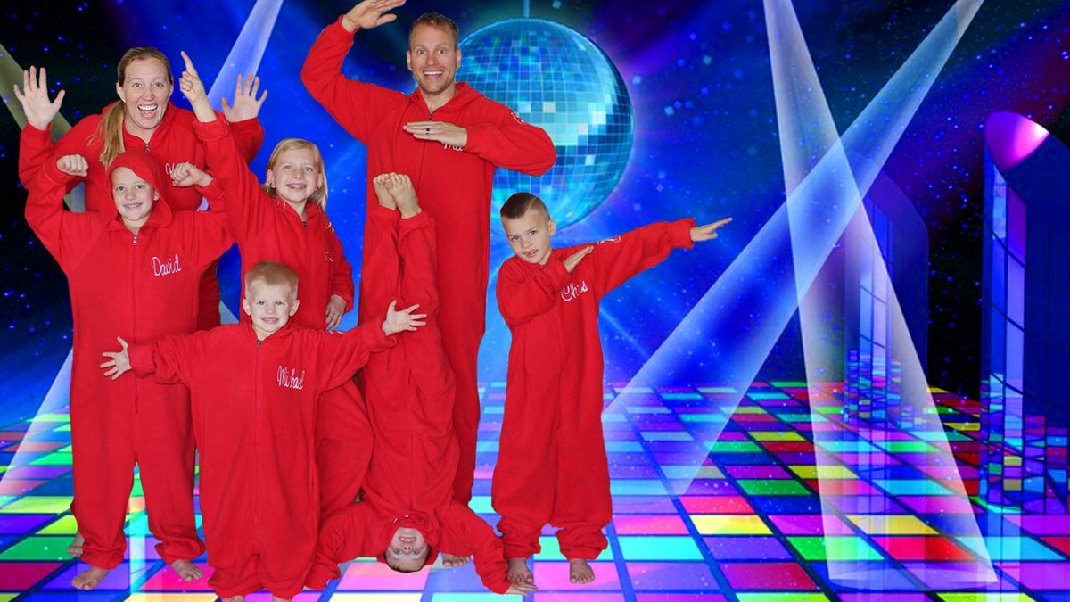 Family Fun Pack On Twitter Thank You Studio71us For The Onesies We Love Them Love Our Names Embroidered On The Front Perfect Family Dance Party Attire Too Https T Co Jsfwpoyfdx